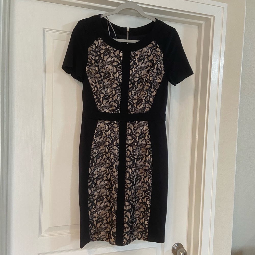 Black and Nude Dress